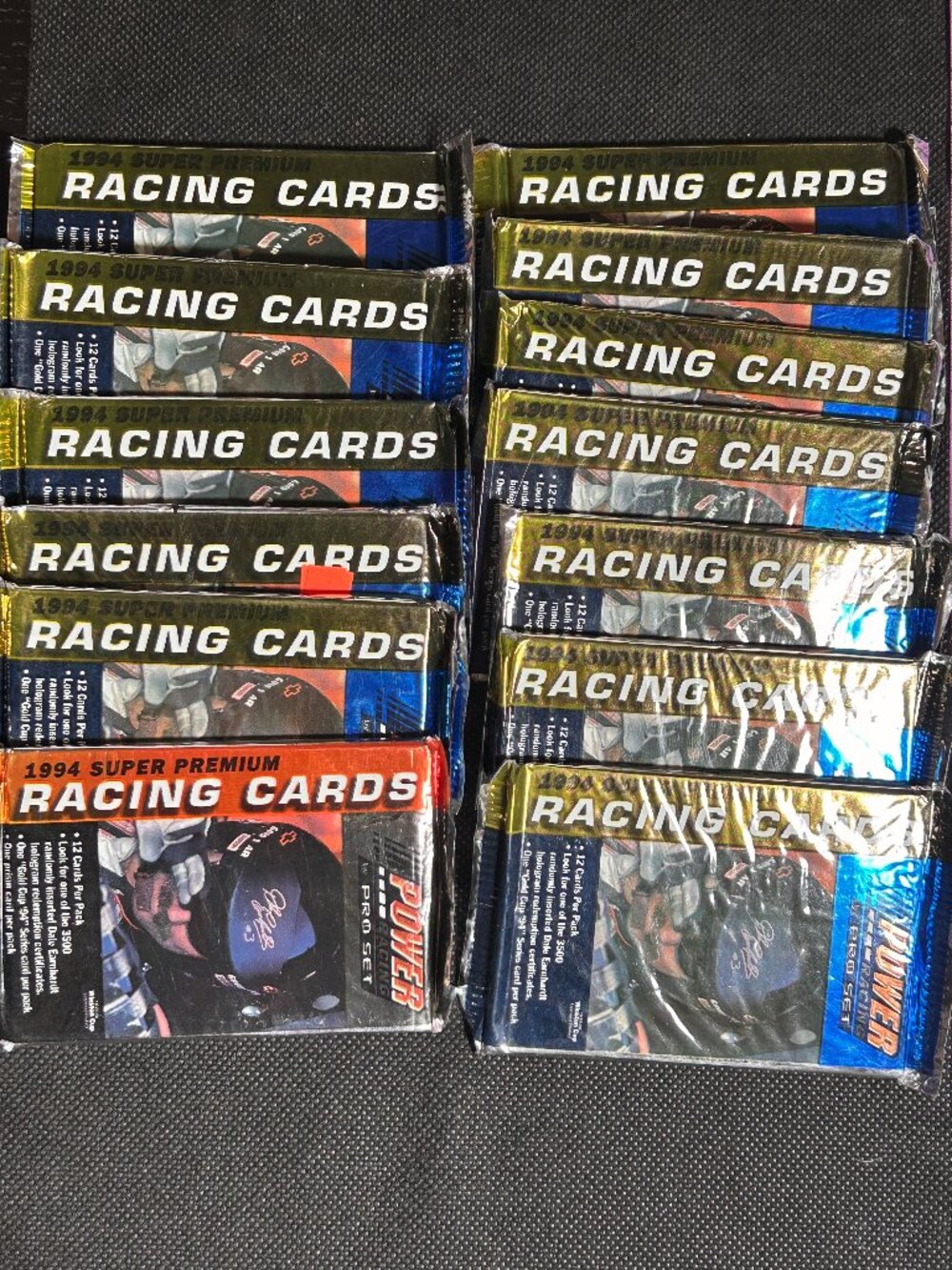 1994 Pro Set Power Racing Sealed Packs Lot of 13 Dale Earnhardt NASCAR